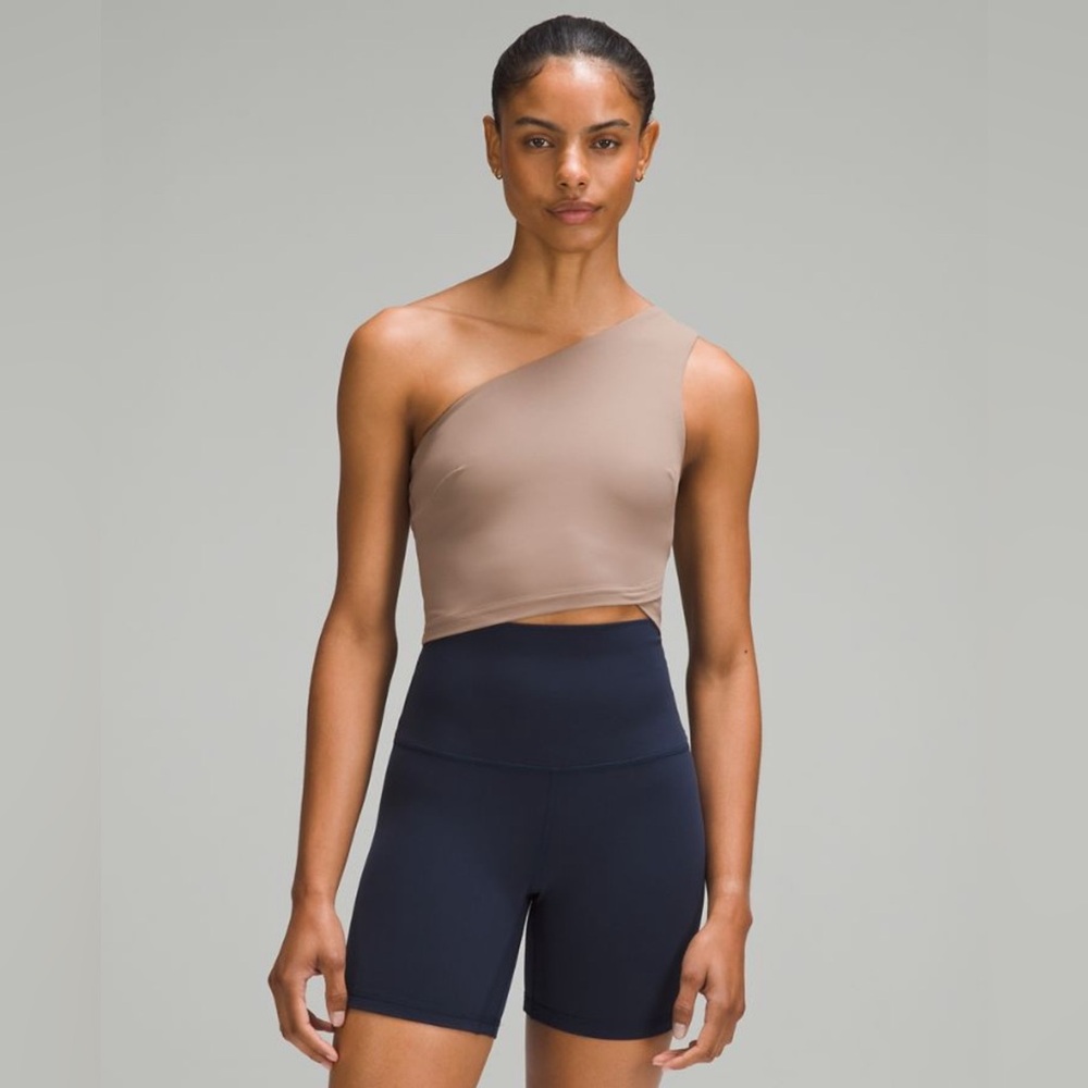 Lululemon Align Asymmetrical Tank Top – Size 6 (Taupetastic)
